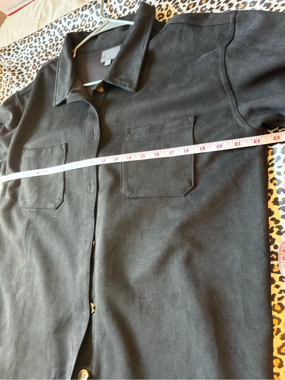 Black Lightweight Button-Front Shirt Jacket - Classic Casual Layer